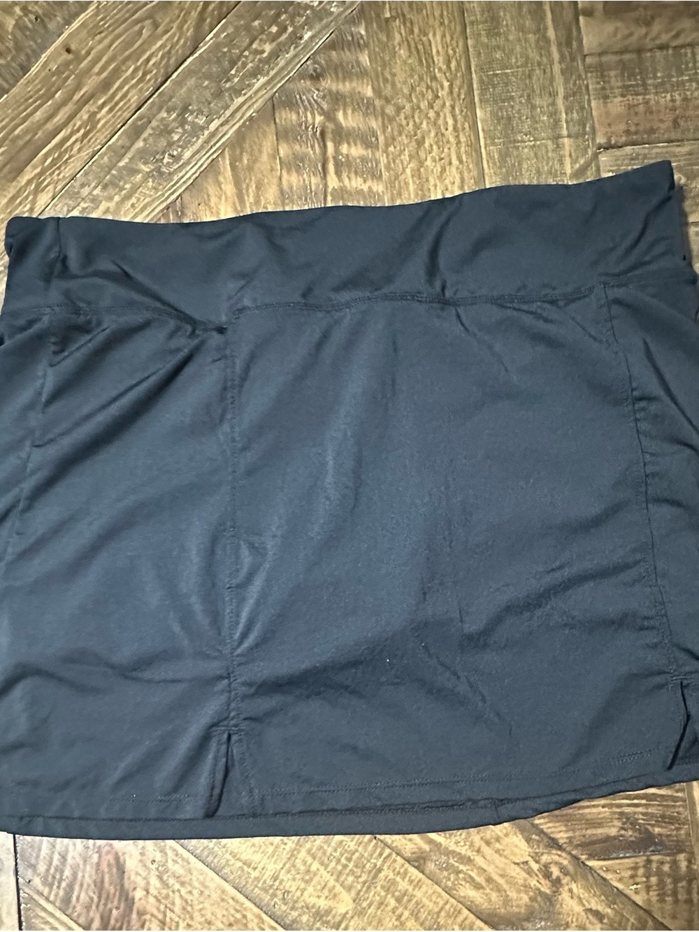 bcg Black Women's Athletic Skort with Built-In Shorts